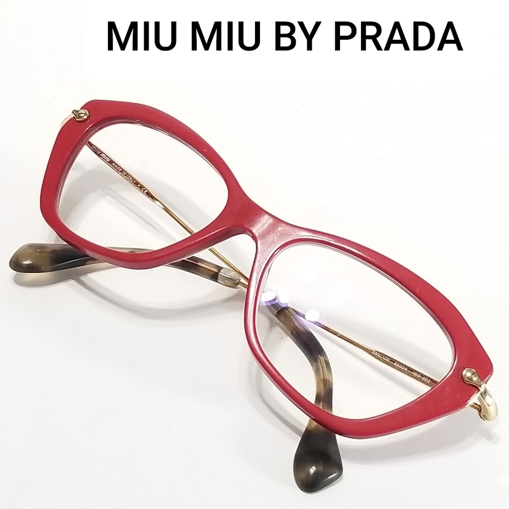 Gorgeous Miu Miu Red Eyeglasses Frames - image 1